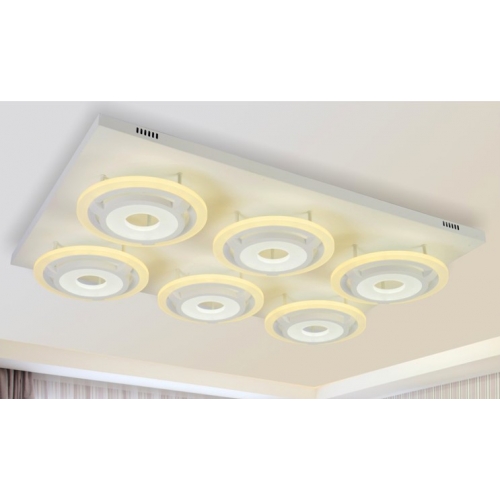 Biały Plafon LED RING 105cm 104Watt P200