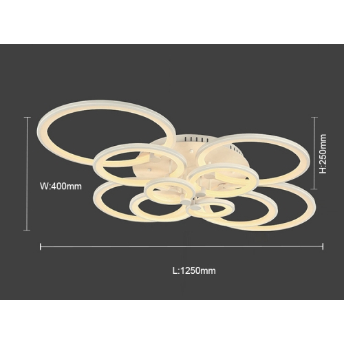 Plafon LED z pilotem 125cm  150Watt - P209