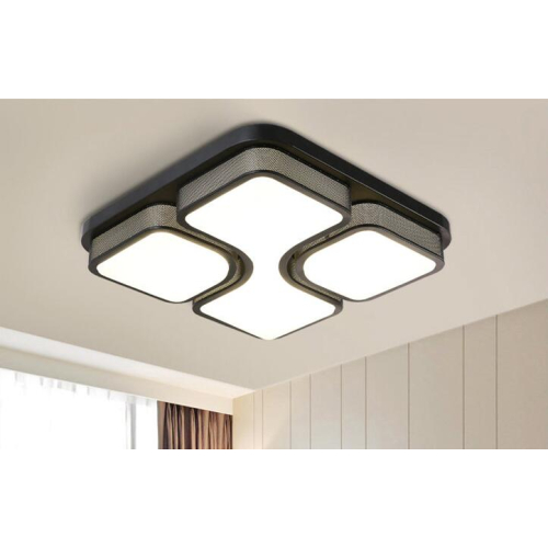 Plafon LED Czarny 53cm 36W P212