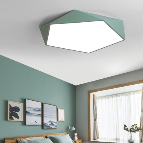 Zielony Plafon LED z pilotem  50cm 32Watt - P313