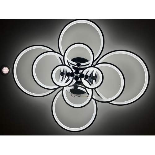 Plafon LED z pilotem chrom 120cm 225Watt - P326