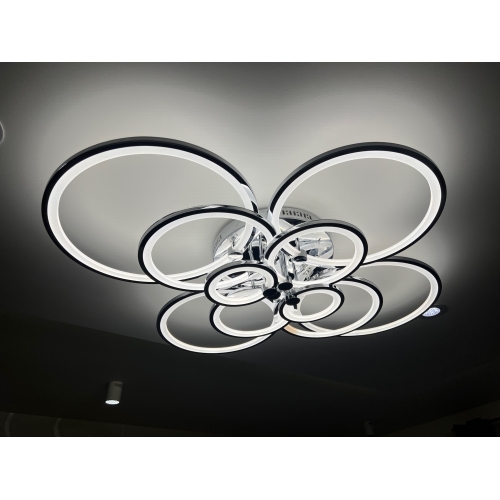 Plafon LED z pilotem chrom 120cm 225Watt - P326