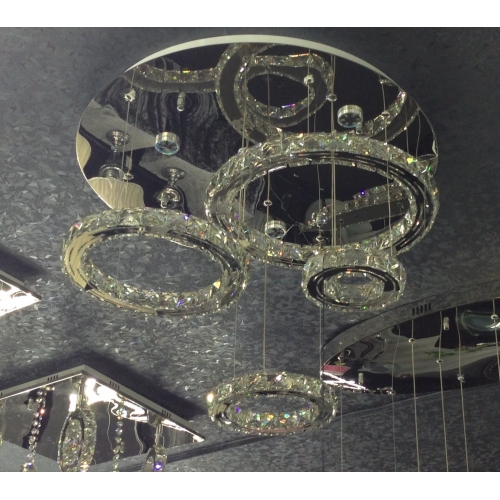 żyrandol kryształowy ring, żyrandole kryształowe