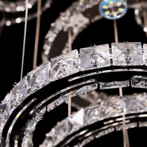 żyrandol kryształowy ring, żyrandole kryształowe