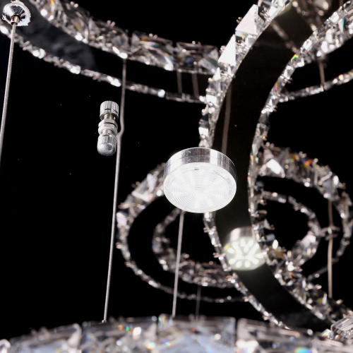 żyrandol kryształowy ring, żyrandole kryształowe