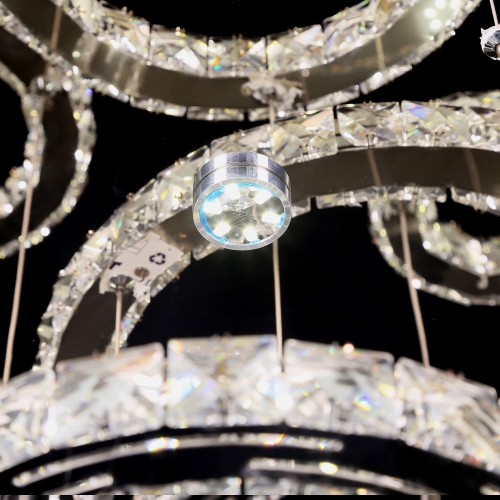 żyrandol kryształowy ring, żyrandole kryształowe