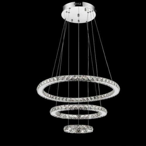 Żyrandol kryształowy RING 60x40x20 - K006