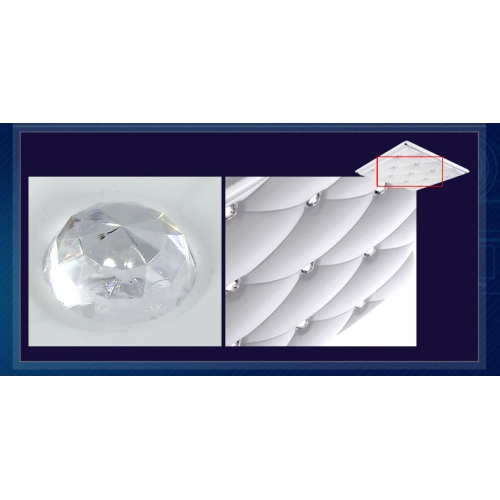 PLAFON LED  PIKOWANY 53x48cm 48W P021