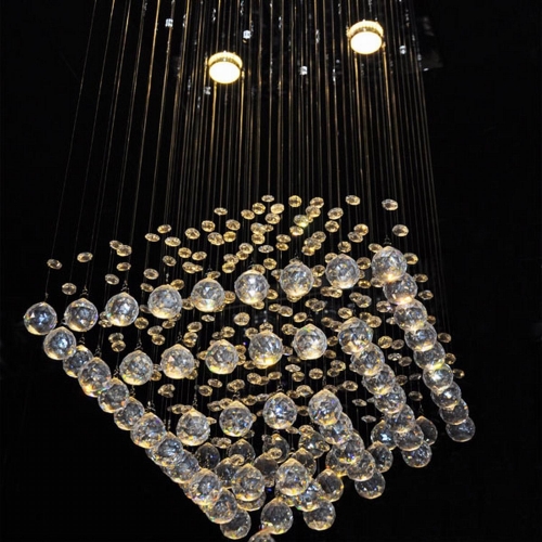 Żyrandol kryształowy PIRAMIDA K051