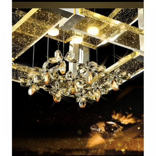 żyrandole kryształowe, plafon kryształowy