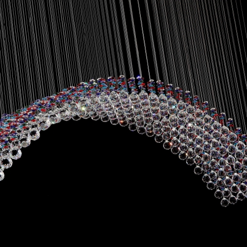 Żyrandol kryształowy ŁUK 120cm K019