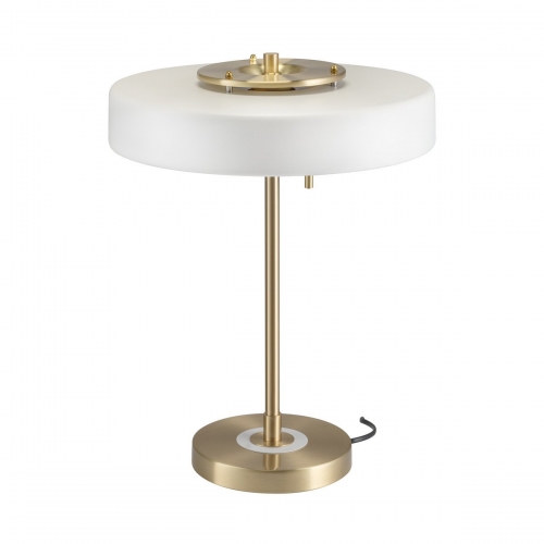 Lampa stołowa ARTDECO biało - złota