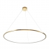 Lampa wisząca CIRCLE SLIM 120cm LED złota