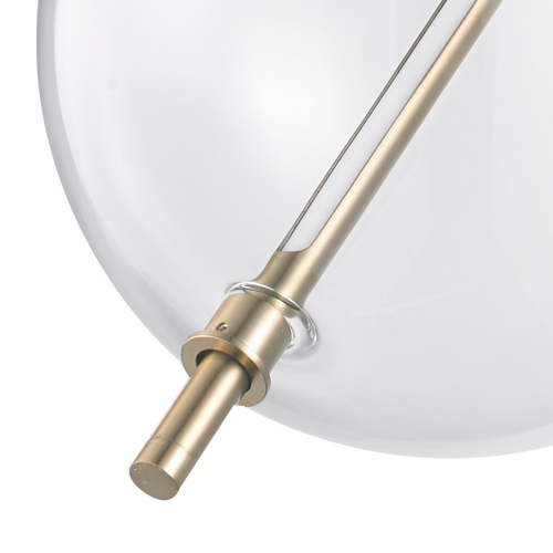Lampa wisząca AMORE - 1 LED złota 24 cm