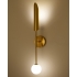 Lampa ścienna MIKA-1 biało złota 70 cm