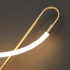 Lampa ścienna ESSA złota 90 cm