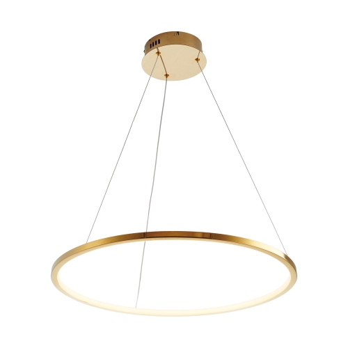 Lampa wisząca SLIM 60cm LED złota