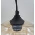 Lampa wisząca LOVE BOMB bursztynowa 25 cm