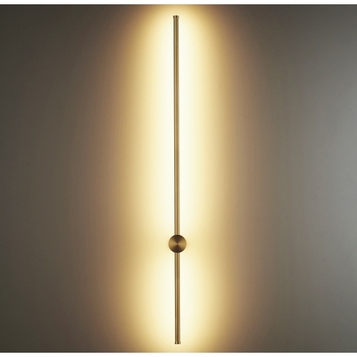 Lampa ścienna SPARO LED złota 100 cm