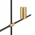 Lampa wisząca LUNGO czarno złota 135 cm