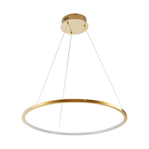 Lampa wisząca CIRCLE SLIM 60 LED złoty 60 cm