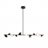 Lampa wisząca CONE LED czarna 130 cm
