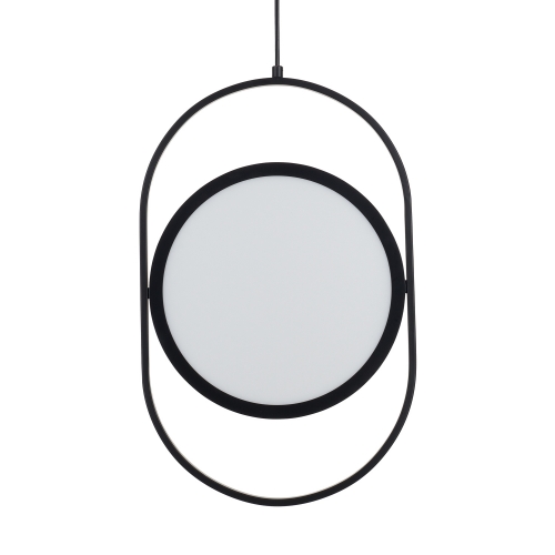 Lampa wisząca ELIPSE M LED czarna 45 cm