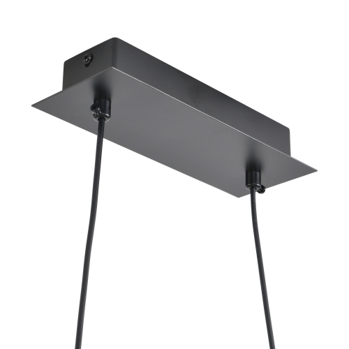 Lampa wisząca ZIGZAG LED czarna 90 cm