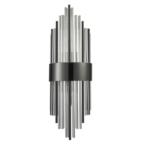 Lampa ścienna DRACO czarna 60 cm