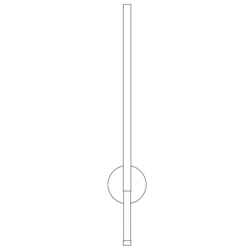 Lampa ścienna FRESCO LED złota 65 cm