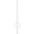 Lampa ścienna FRESCO LED złota 65 cm