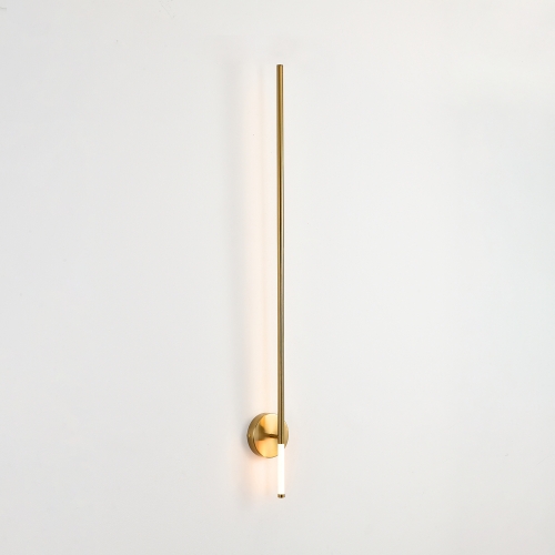 Lampa ścienna FRESCO LED złota 65 cm