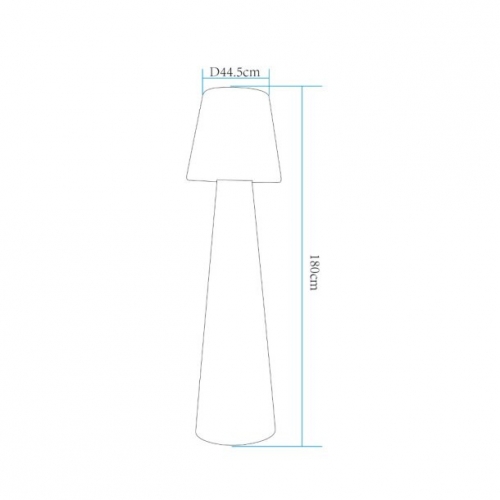 Lampa ogrodowa stojąca GARDENA XL LED RGBW 16 kolorów 180 cm