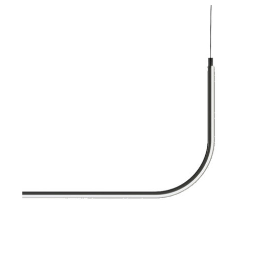 Lampa wisząca MINIMA-1 LED czarna 80 cm