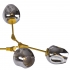 Lampa wisząca MODERN ORCHID-9 złoto szara 150 cm