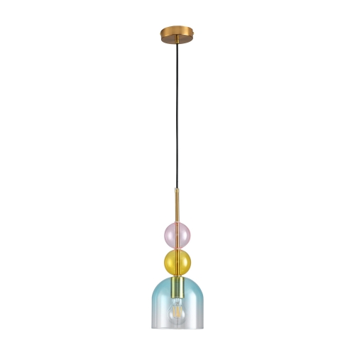Lampa wisząca PASTELLO BLUE kolorowa 15 cm