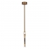 Lampa wisząca MARBLE LED marmurowo złota 24 cm