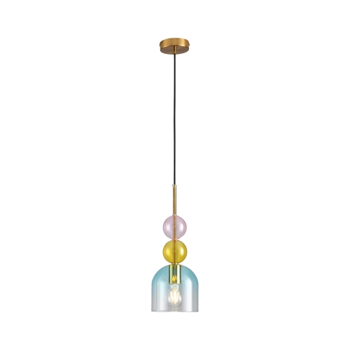 Lampa wisząca PASTELLO BLUE kolorowa 15 cm