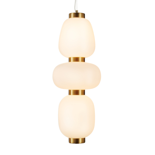 Lampa wisząca BRILLA-3 LED złota 23 cm