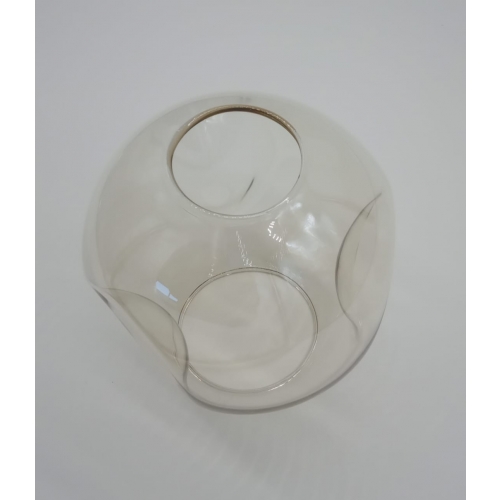 Lampa wisząca MODERN ORCHID-6 bursztynowo czarna 130 cm