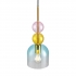 Lampa wisząca PASTELLO BLUE kolorowa 15 cm