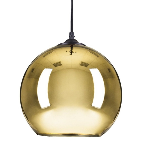 Lampa wisząca MIRROR GLOW - L złota  40 cm