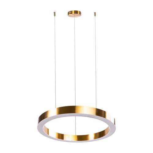Lampa wisząca CIRCLE 40+60+80 LED mosiądz na 1 podsufitce