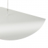 Lampa wisząca ENZO biało złota 80 cm