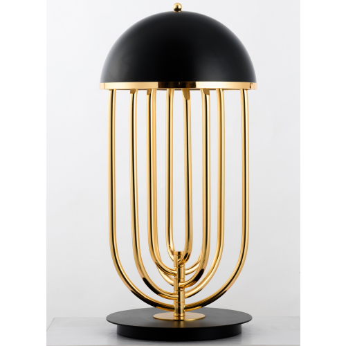 Lampa stołowa DOLCE VITA czarno złota 60 cm