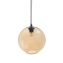 Lampa wisząca LOVE BOMB bursztynowa 25 cm
