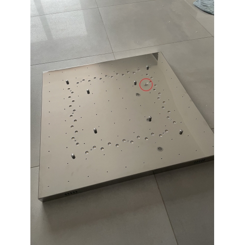 Żyrandol kryształowy LED 60x60 cm K027-B z wadą