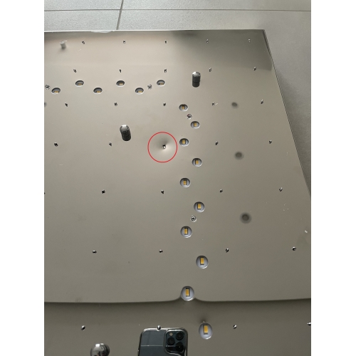 Żyrandol kryształowy LED 60x60 cm K027-B z wadą