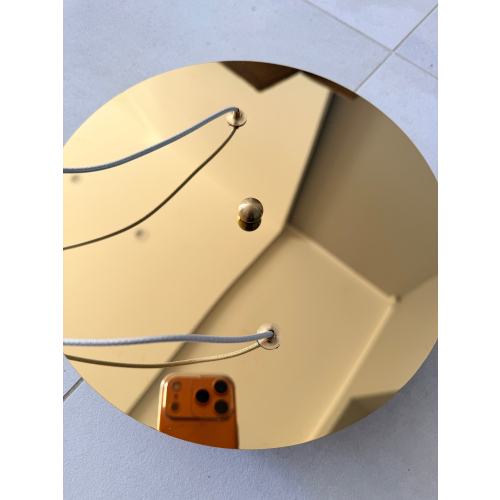 Lampa kryształowa złota LED 100x80x60 173Watt L174