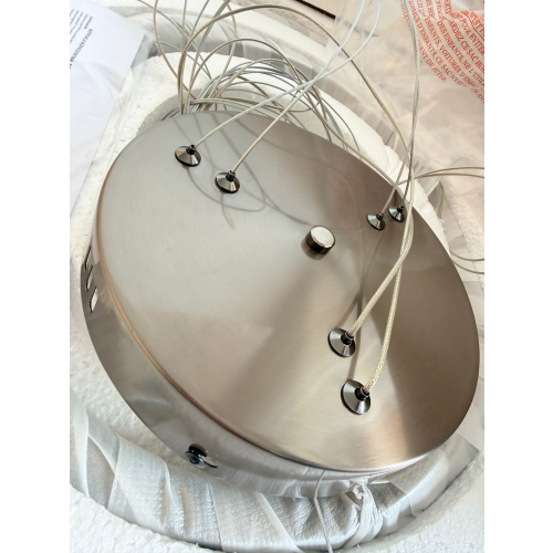 Lampa sufitowa nikiel satynowy LED 60x40cm 72Wat L161